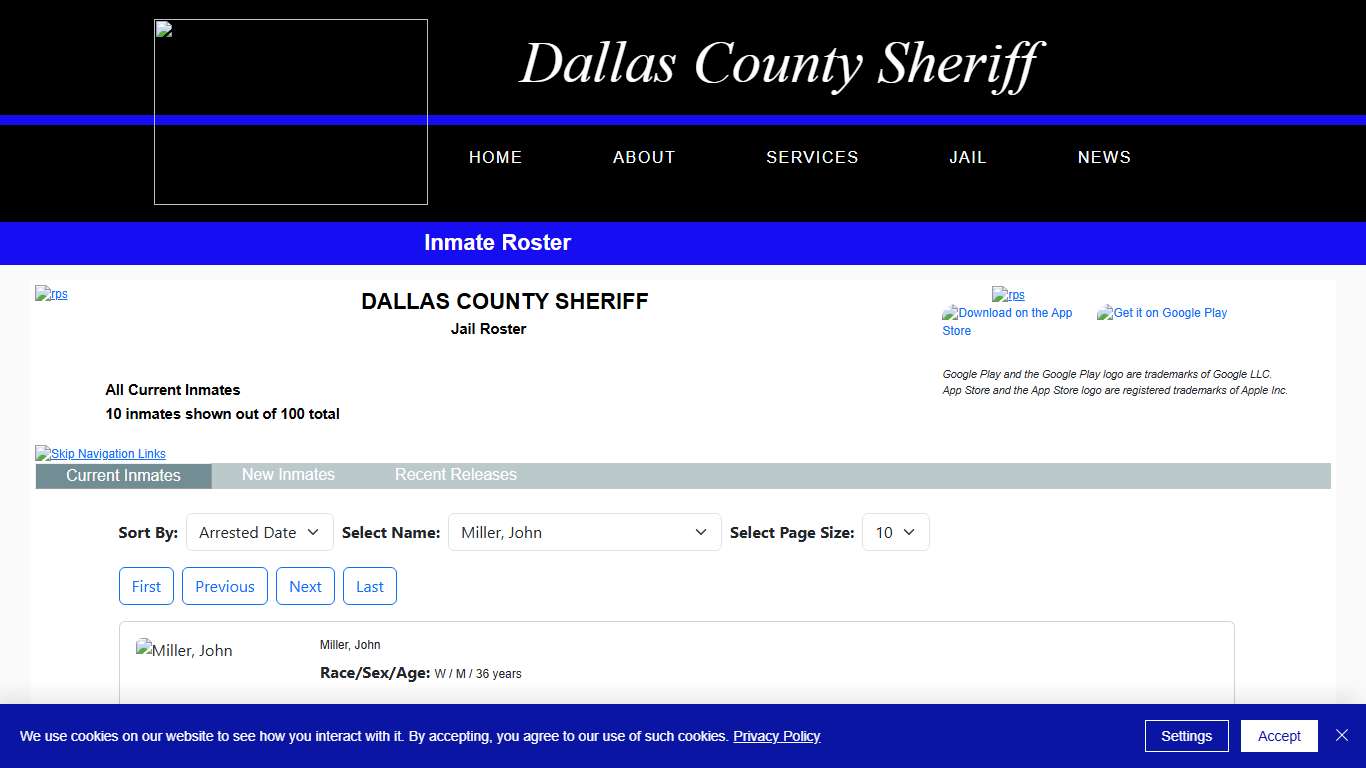 INMATE ROSTER | Dallas Co Sheriff